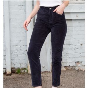 Navy Brandy Melville Corduroy Jeans💗